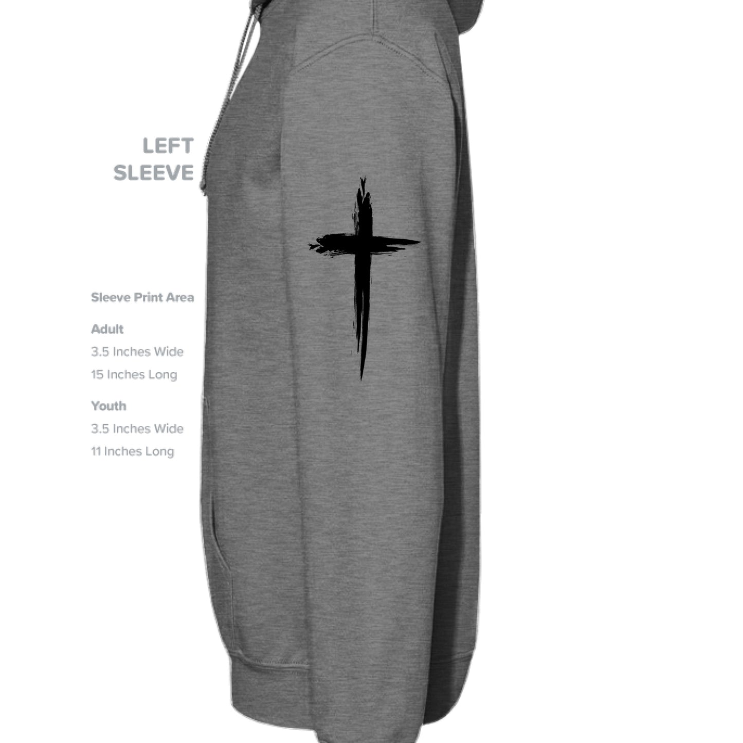 GRAPHITE HEATHER - SLEEVE_LEFT