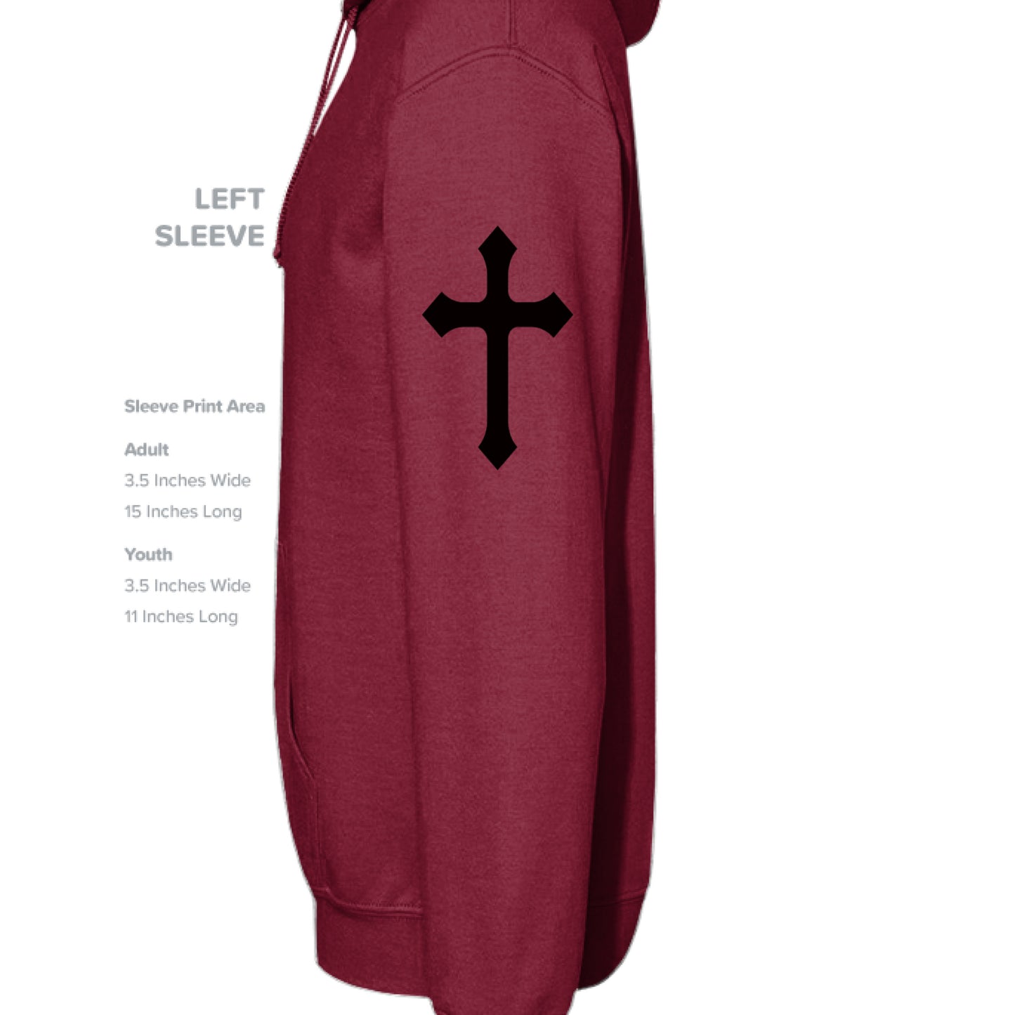 CARDINAL RED - SLEEVE_LEFT