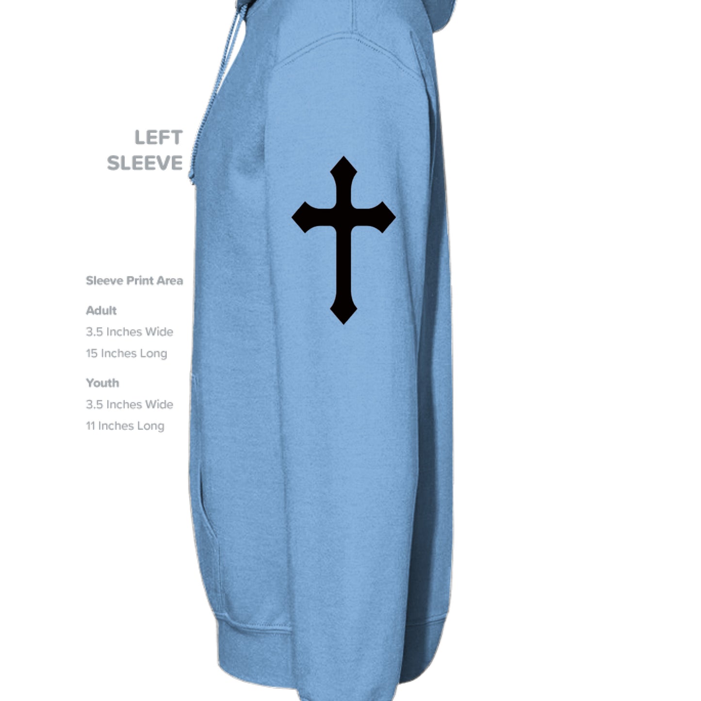 CAROLINA BLUE - SLEEVE_LEFT