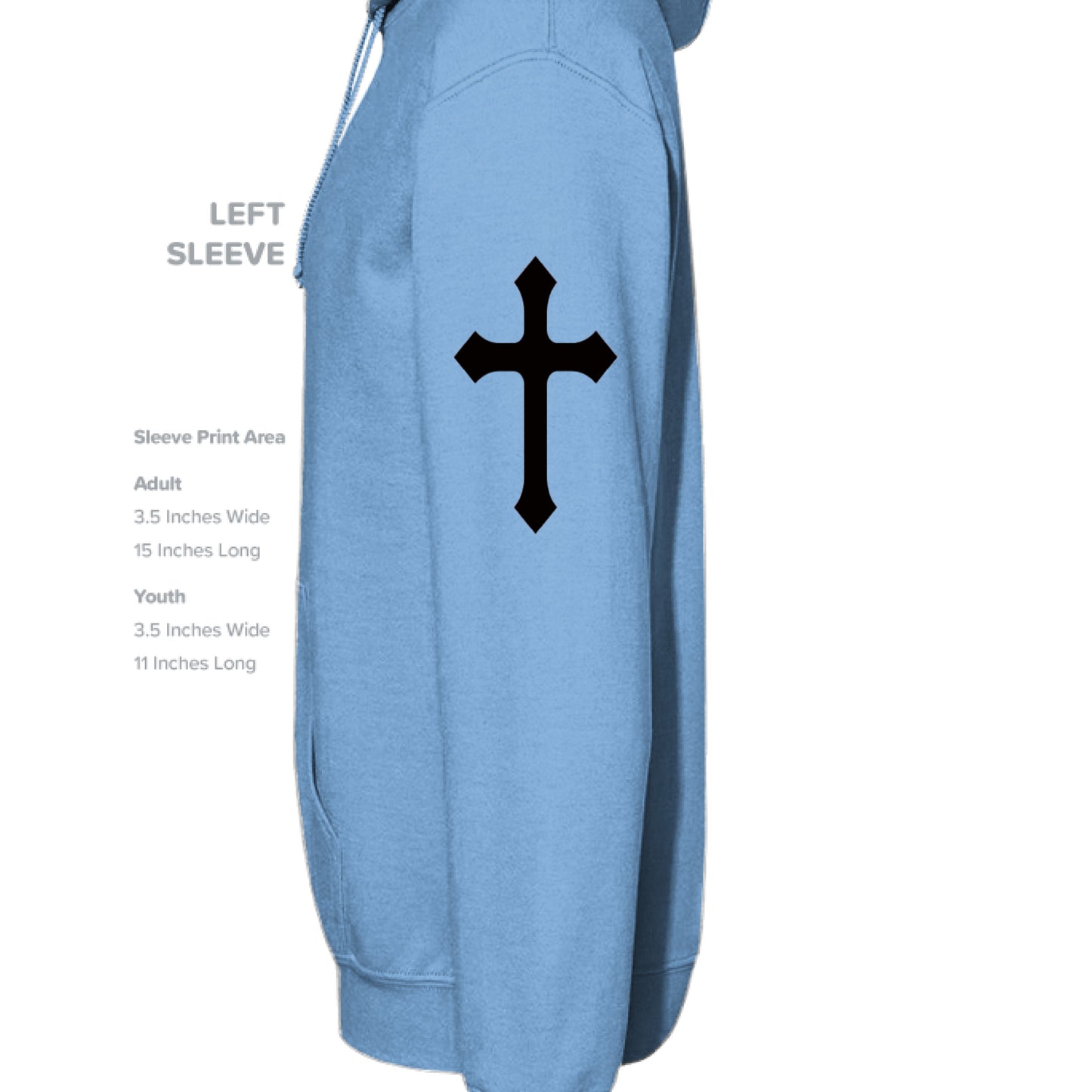 CAROLINA BLUE - SLEEVE_LEFT